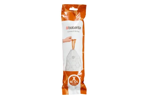 Brabantia, Brabantia - Müllbeutel, 12 L, Weiss