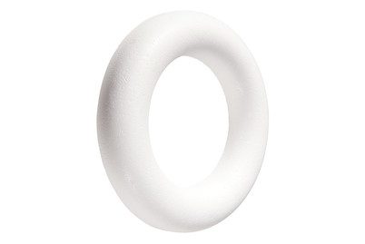Glorex Styropor-Halbring | ⌀ 20 cm