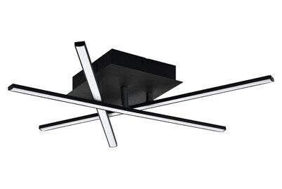 Eglo LED-Deckenleuchte Lasana 3 Schwarz-Weiss | 3 × 3.5 W