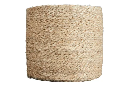 undefined, Kokos-Übertopf 'creme' ø 21 cm mit Folieneinsatz