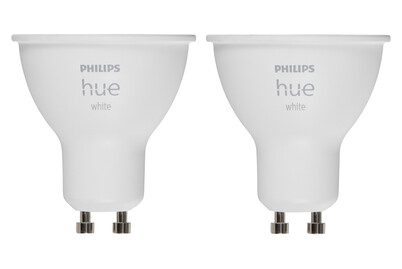 Philips Hue, Philips Hue LED-Leuchtmittel 23023100 EEK: E (A - G) Philips Hue White - LED-Spot-Glühbirne - GU10 - 4.2 W (Entsprechung