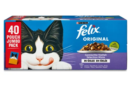 Felix, Felix Original Geschmischte Vielfalt in Gelee 40x85 g