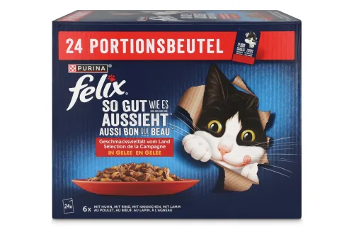 Felix, Felix So gut wie es aussieht 24x85g Geschmacksvielfalt vom Land