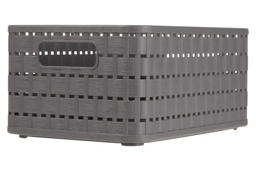 Rotho Korb Country Anthrazit | 24 × 16 × 11 cm | 4 l