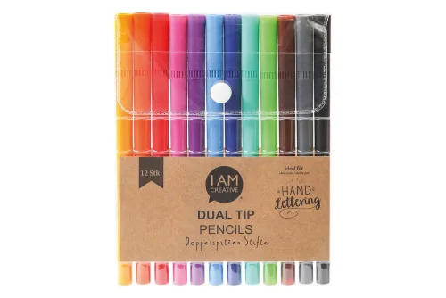 I am Creative, I AM CREATIVE Dual Tip Pencils 4005.65 wasserbasis, 12 St&uuml;ck