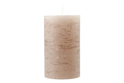Balthasar - Zylinderkerze, 60X100MM, Taupe