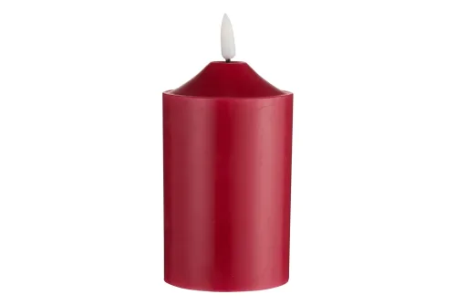 STAR TRADING, STAR TRADING LED Kerze Flamme 15cm 12.063-53 rot