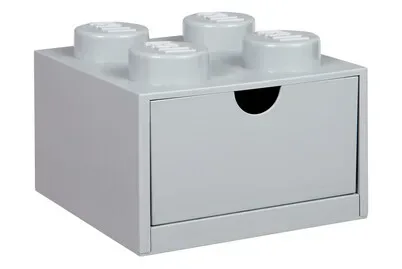 Lego Aufbewahrungsbox Grau | 11.3 × 15.8 × 31.6 cm | 5.8 l