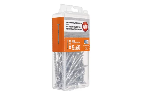 Ayce, Ayce Senkkopf-Spannplattenschraube | PZ1 × 60 mm | 5 mm