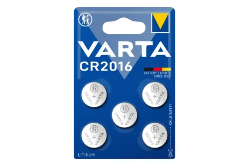 VARTA, VARTA Knopfzellenbatterie 06016 101 415 CR2016 5 St&uuml;ck