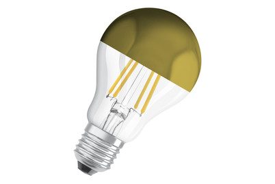 OSRAM Lighting, OSRAM LED Mirror Gold 4-W-Filament-LED-Lampe E27 mit Goldkuppe, 420 lm