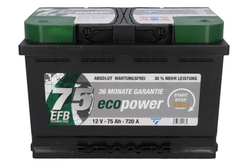 ECO Power Autobatterie EFB | 75 Ah