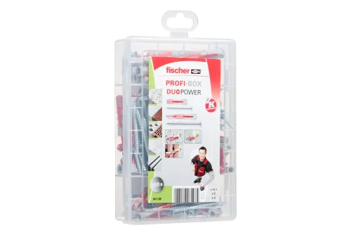 Fischer, Fischer 541109 PROFI-BOX DUOPOWER Dübelsortiment 1 Set