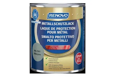 Renovo Metallschutzlack Grau | 0.75 l