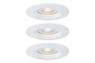 Paulmann, Paulmann 94299 EBL Nova mini Coin LED-Einbauleuchte 3er Set LED 4 W Weiß