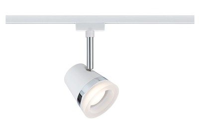 Paulmann, Paulmann Cone Hochvolt-Schienensystem-Leuchte URail GU10 10 W LED Weiß, Chrom