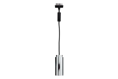 Paulmann, Paulmann Urail Hochvolt-Schienensystem-Leuchte 1phasig E27 20 W LED Schwarz (matt), Chrom