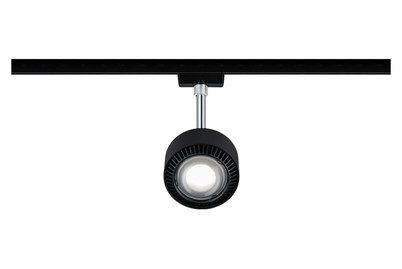 Paulmann, Paulmann URail Aldan Hochvolt-Schienensystem-Leuchte URail LED fest eingebaut 9 W LED Schwarz (matt)