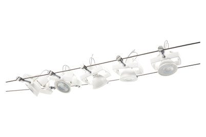 Paulmann, Paulmann Wire Systems 94432 Seil-Komplettsystem GU5.3 Weiß (matt), Chrom