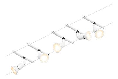 Paulmann, Paulmann 94458 Seil-Komplettsystem GU5.3 Weiß (matt), Chrom