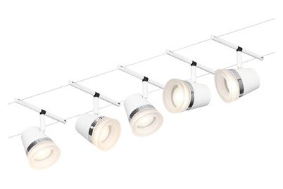 Paulmann LED-Seilsystemleuchte Cone Weiss | 16 × 1000 cm