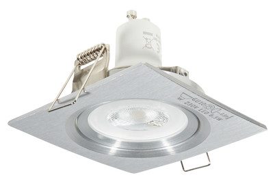 Paulmann, Paulmann 93473 Nova Einbauleuchte LED GU10 6.5 W Aluminium (gedreht)