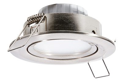 Paulmann, Paulmann 93483 Nova Einbauleuchte 3er Set LED LED 6 W Eisen (gebürstet)