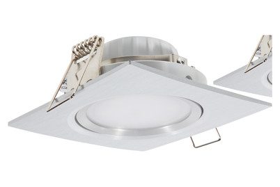 Paulmann, Paulmann 93492 Einbauleuchte 3er Set 18 W Aluminium (gedreht)