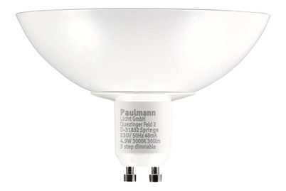 Paulmann, Paulmann 28793 LED EEK G (A - G) GU10 4.9 W Warmweiß (Ø x H) 100 mm x 66 mm 1 St.