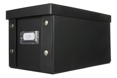 zeller, ZELLER CD-Box 17938 16.5x28x15cm schwarz