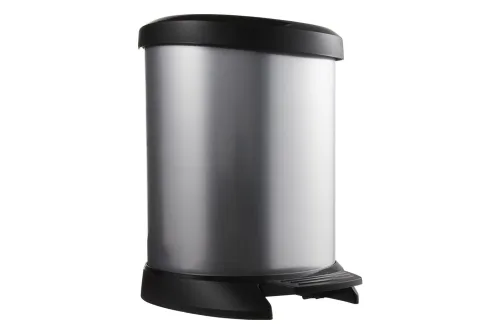 Curver Treteimer Deco BIN Grau | 27.7 × 24.5 × 21 cm | 5 l