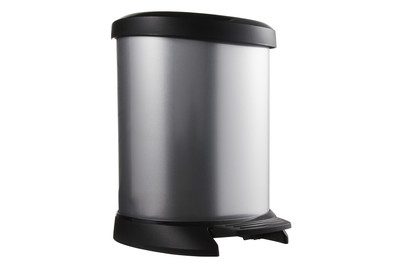 Curver Treteimer Deco BIN Grau | 27.7 × 24.5 × 21 cm | 5 l