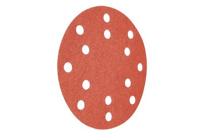 Wolfcraft 1843000 Exzenterschleifpapier mit Klett, gelocht Körnung 120 (Ø) 150 mm 5 St.