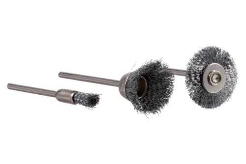 Wolfcraft, Wolfcraft Stahldraht-Minibürsten-Set 3-teilig 2114000 3 St.
