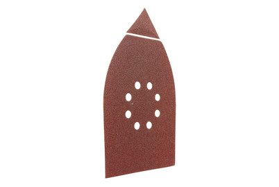 Wolfcraft 1793000 Multischleifpapier mit Klett, gelocht Körnung 120 (L x B) 142 mm x 107 mm 6 St.