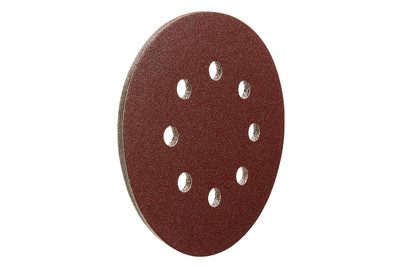 Wolfcraft 2251000 Exzenterschleifpapier mit Klett, gelocht Körnung 120 (Ø) 125 mm 5 St.