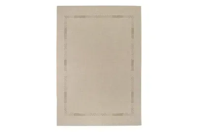 Andiamo, Andiamo Teppich "Montana" rechteckig 5 mm Höhe Flachgewebe, meliert, mit Bordüre, In- und Outdoor geeignet