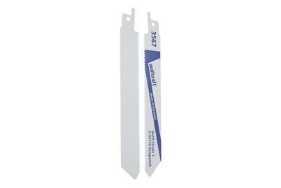 2 Säbelsägeblätter Wolfcraft 3567000 Sägeblatt-Länge 152 mm