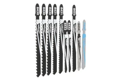 Wolfcraft Stichsägeblätter-Set | 10 Stück