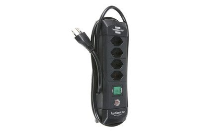 Brennenstuhl, Brennenstuhl 5112014 Steckdosenleiste mit Schalter 4fach Schwarz CH-Stecker