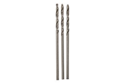 Wolfcraft 7542010 HSS Metall-Spiralbohrer 1.5 mm Gesamtlänge 40 mm geschliffen DIN 338 Zylinderschaft 3 St.