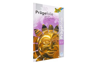 Folia Prägefolie Gold | 30 × 19 cm | 3 Stück