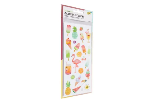 Folia Glitzer-Sticker Exotic