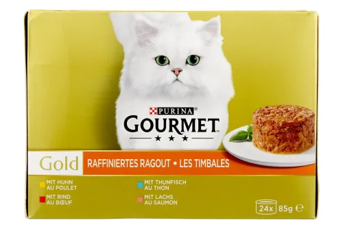 Gourmet, GOURMET Gold Raffiniertes Ragout 24x85g