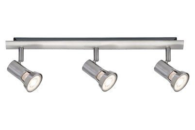 Paulmann, Deckenstrahler LED GU10 EEK: abhängig v. Leuchtmittel (A++ - E) 30 W Paulmann Teja 66700 Nickel (satiniert)