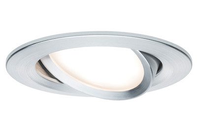 Paulmann, Paulmann 93903 Coin Slim LED-Einbauleuchte 3er Set LED LED fest eingebaut 18 W Aluminium (gebürstet)