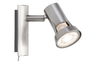 Paulmann, Paulmann Teja 66698 Wandstrahler GU10 10 W LED Nickel (satiniert)