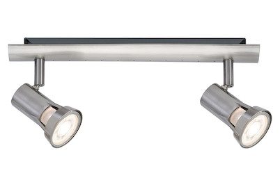 Paulmann, Deckenstrahler LED GU10 EEK: abhängig v. Leuchtmittel (A++ - E) 20 W Paulmann Teja 66699 Nickel (satiniert)