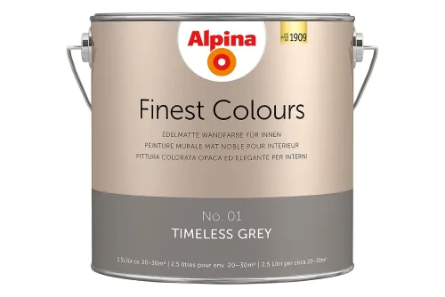 Alpina, Alpina Dispersion FinestColours Timeless Grey 2.5L