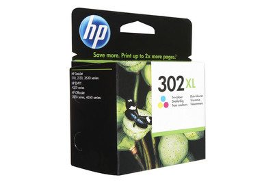 HP, HP Tintenpatrone 302XL color F6U67AE OfficeJet 3830 330 Seiten